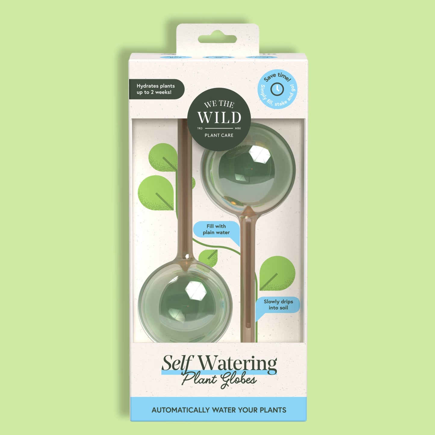 Self-Watering Glass Plant Globes