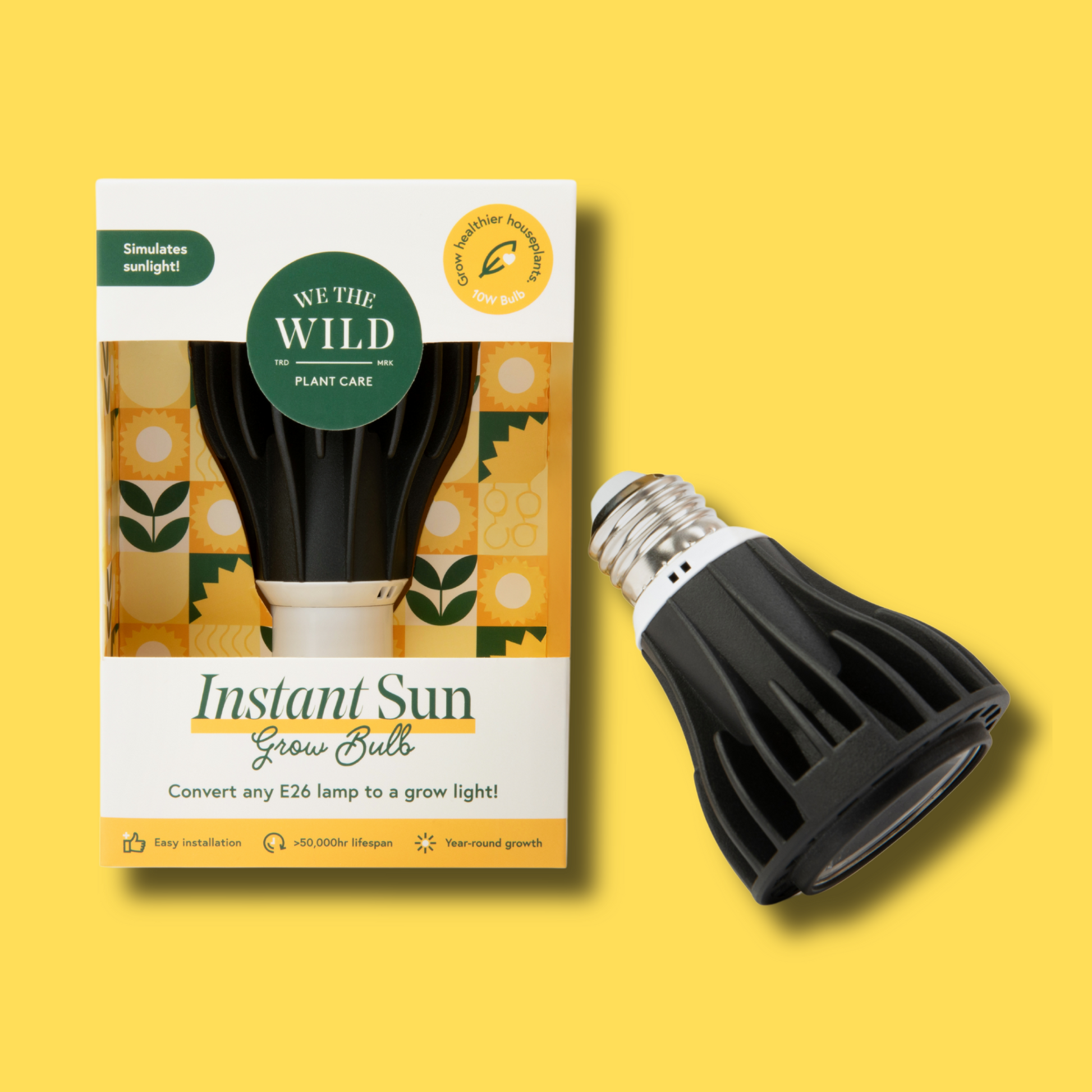 will regular light bulbs help plants grow Instant Sun Grow Bulb