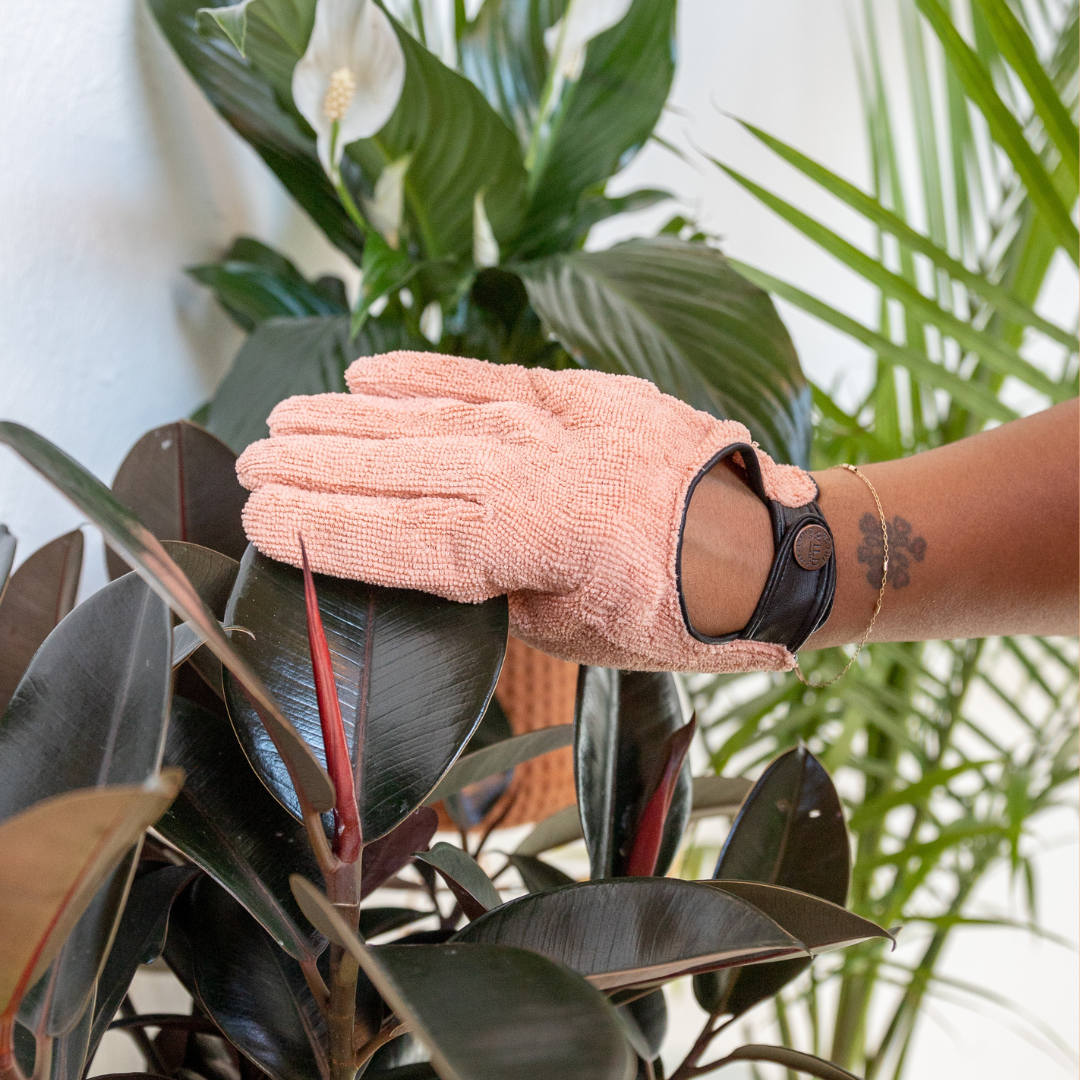 Leaf Cleaning Gloves (Pink)